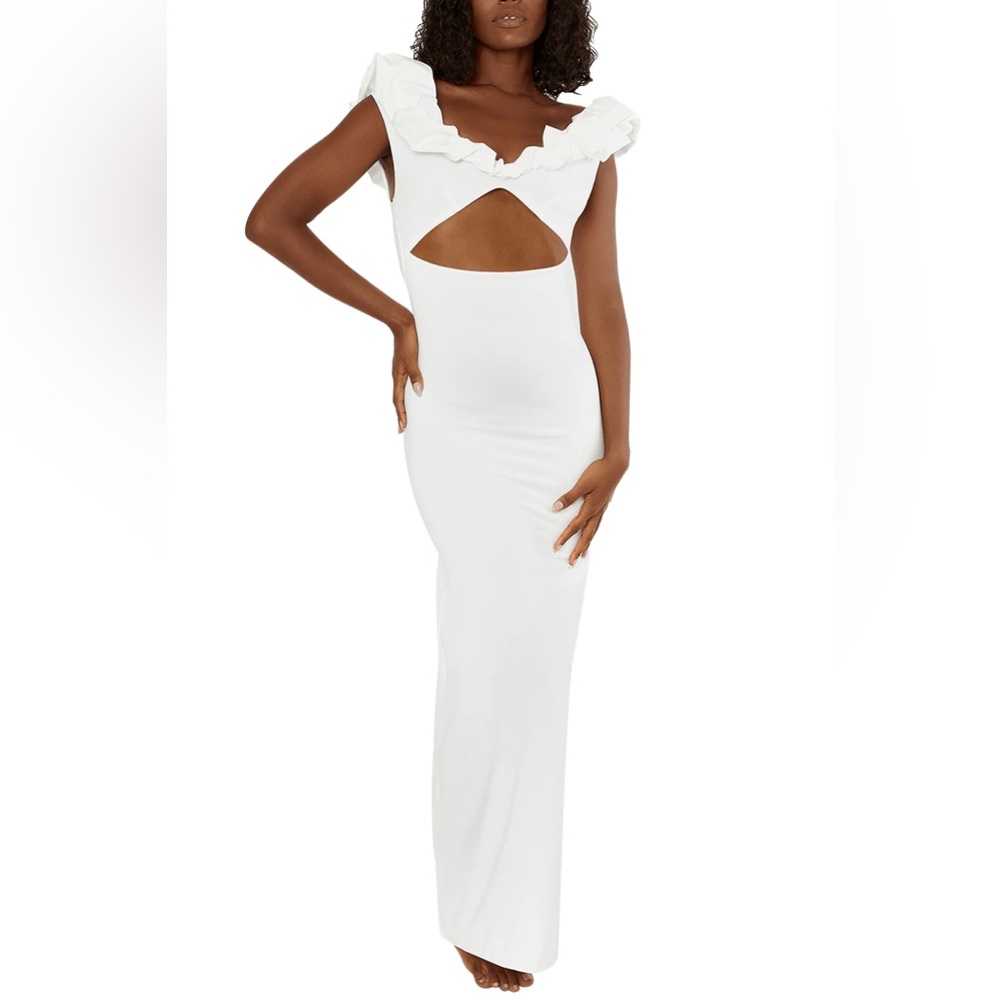 Maygel Coronel Indica Dress - White